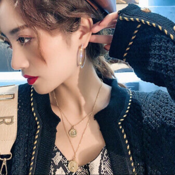 NEW Sterling Silver Beautiful Hoop Earrings - Picture 8 of 14